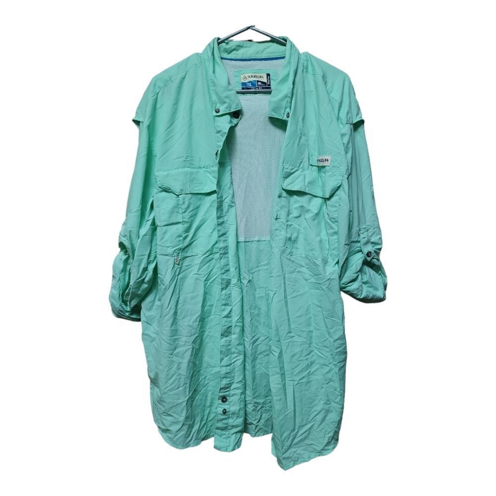 619 - Magellan Mens Outdoor Fishing shirt Angler Fit Fish Gear Size XXL like new